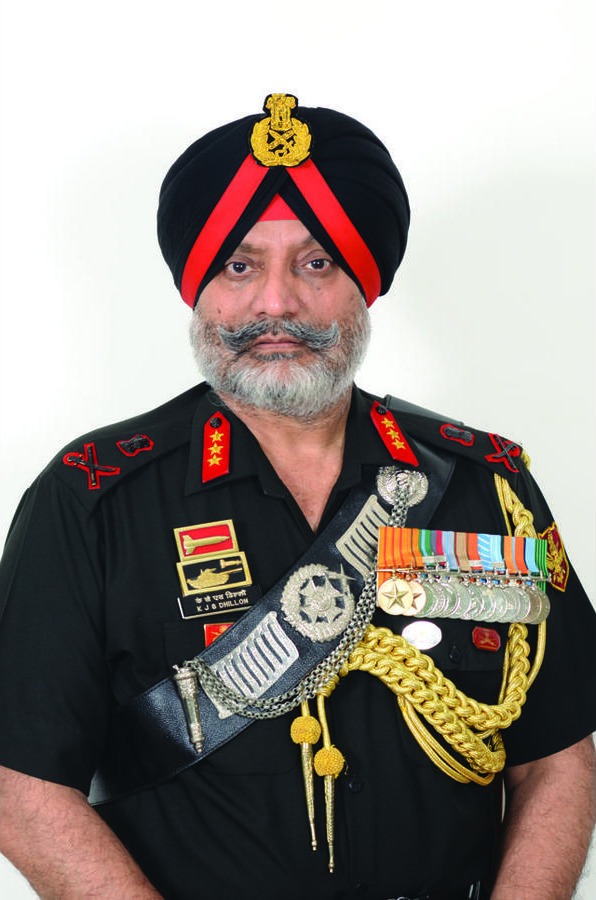 Lt. Gen. K.J.S. 'Tiny' Dhillon in ceremonial uniform